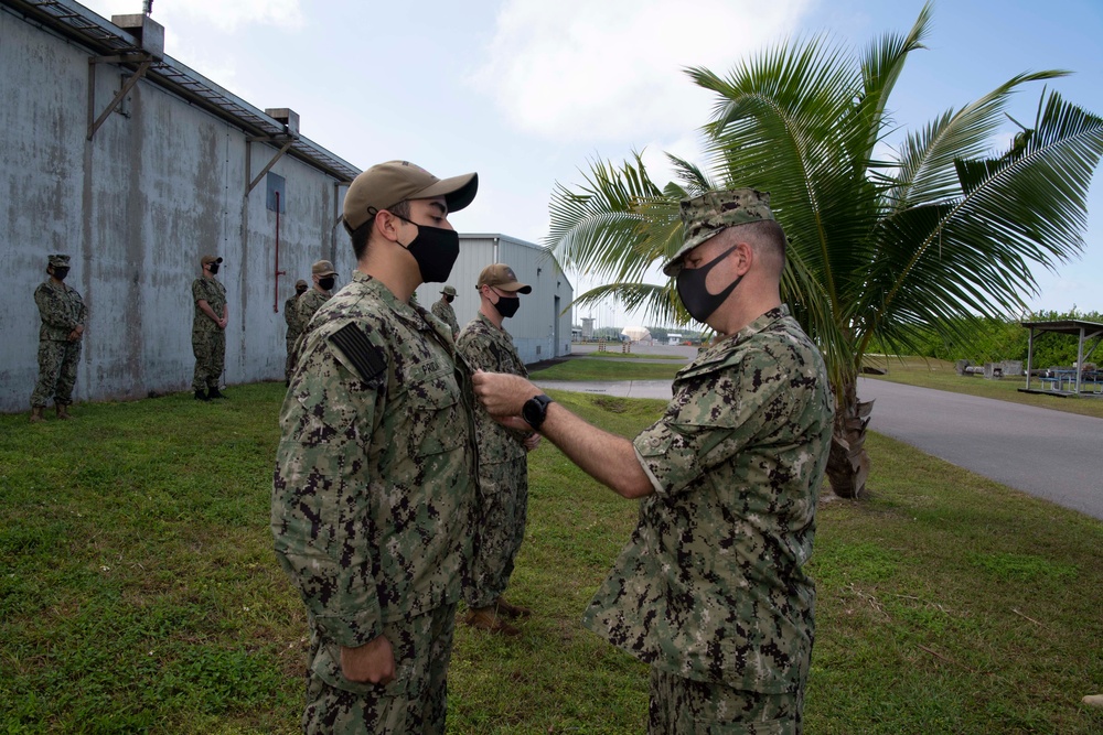 Diego Garcia Frocking Ceremony