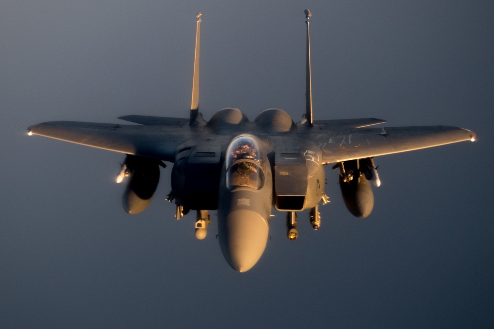 KC-135 Keeps the Eagles Fueled