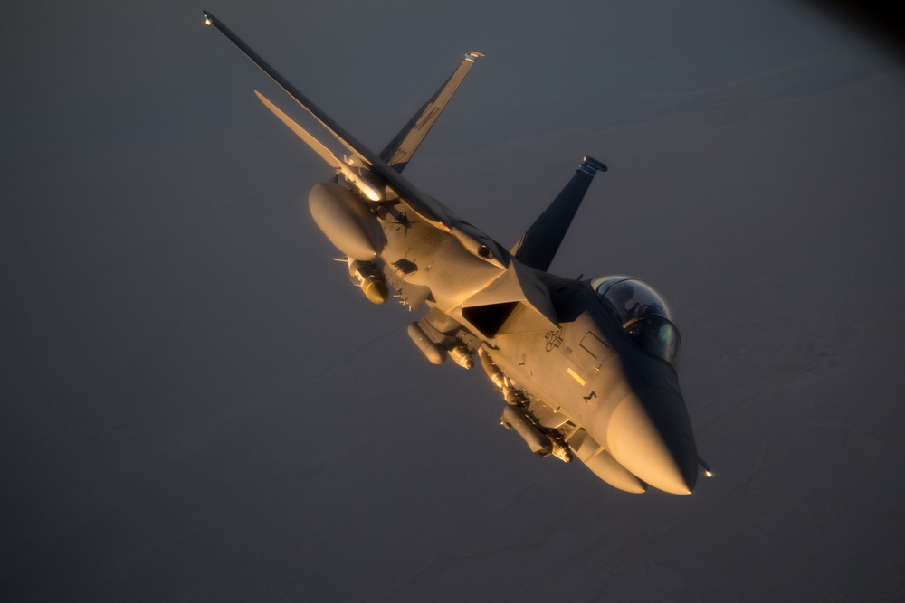 KC-135 Keeps the Eagles Fueled