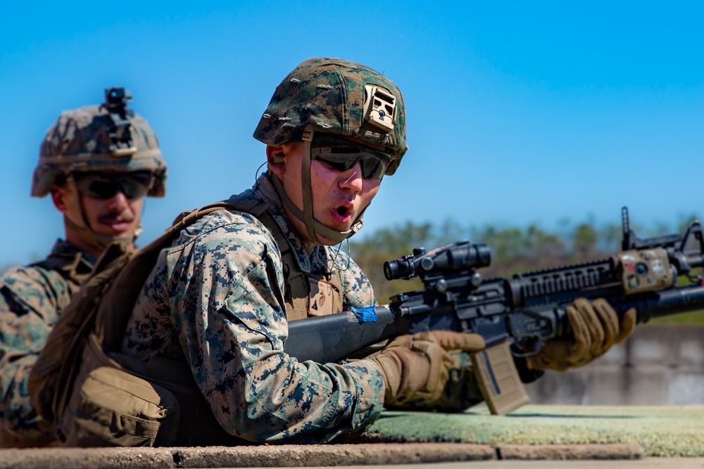 Engineer platoon conducts M203 range