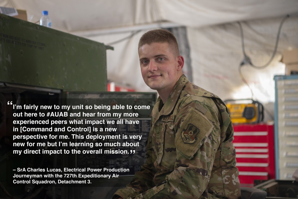 727th Expeditionary Air Control Squadron Airmen keep 'eyes on the skies' at Al Udeid