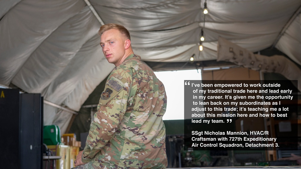 727th Expeditionary Air Control Squadron Airmen keep 'eyes on the skies' at Al Udeid