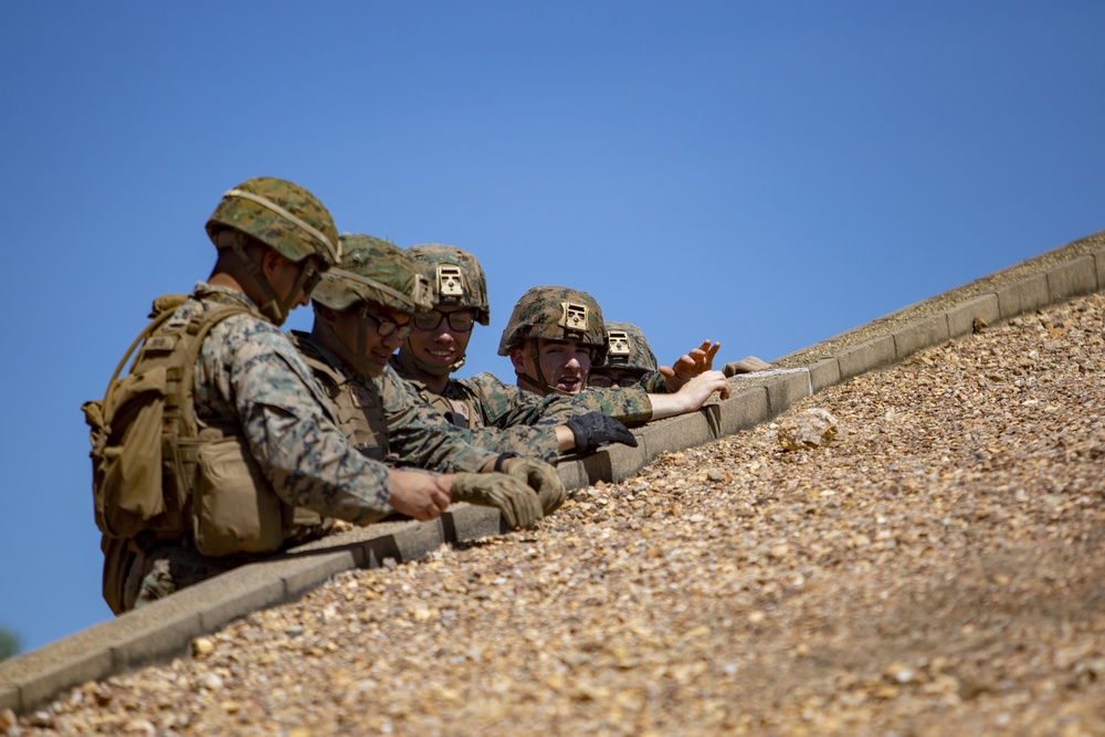 Marines shoot M203s during training