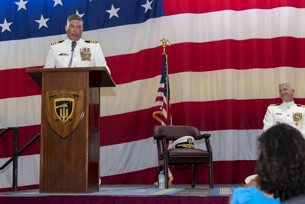 NSA Souda Bay Holds Change of Command Ceremony