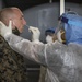 Testing, attention please | Marines conduct COVID testing upon arrival in the Republic of Palau