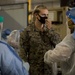Testing, attention please | Marines conduct COVID testing upon arrival in the Republic of Palau