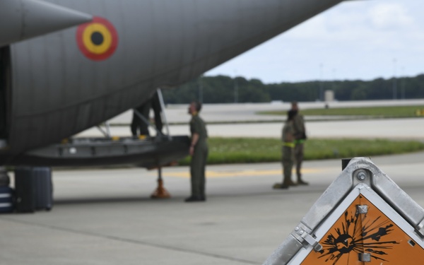 Team Dover supports foreign military sales operation with Belgian air force