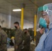 Testing, attention please | Marines conduct COVID testing upon arrival in the Republic of Palau