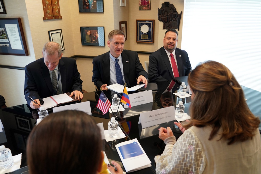 AAID Mark Green meets with Vice President Marta Lucia Ramirez