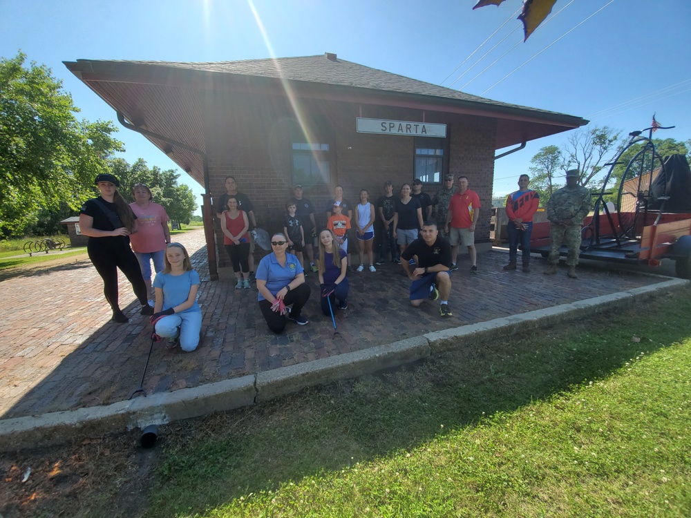 Fort McCoy Sgt. Audie Murphy Club chapter holds first community event