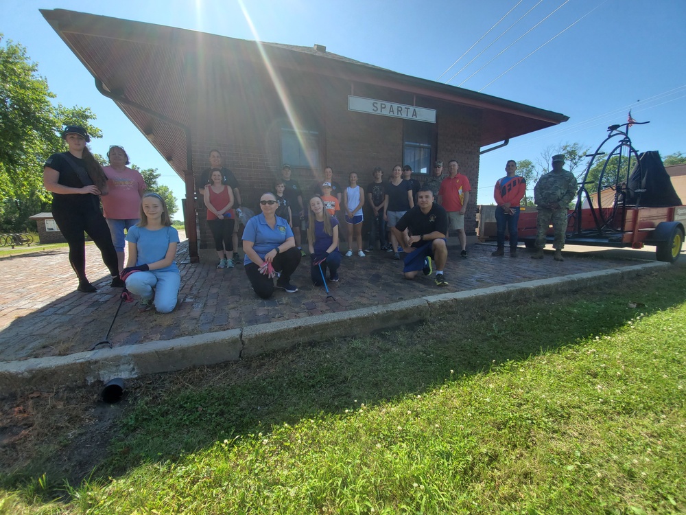 Fort McCoy Sgt. Audie Murphy Club chapter holds first community event