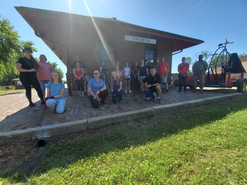 Fort McCoy Sgt. Audie Murphy Club chapter holds first community event