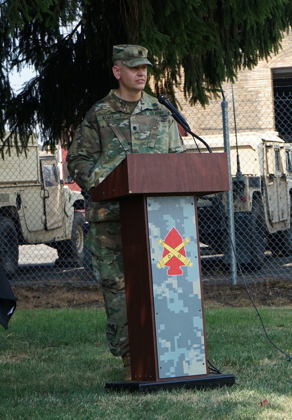 1/109th FA honors Lt. Col. Start during change of command