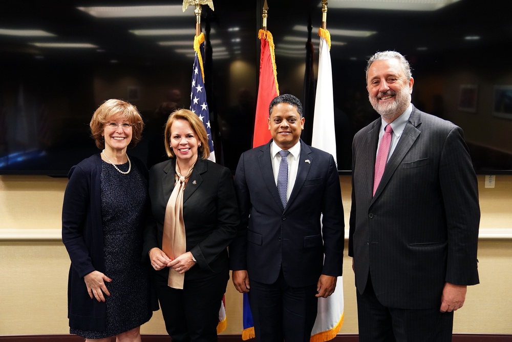 DAAID Bonnie Glick meets with Dutch Ambassador and Prime Ministers of Aruba and Curacao