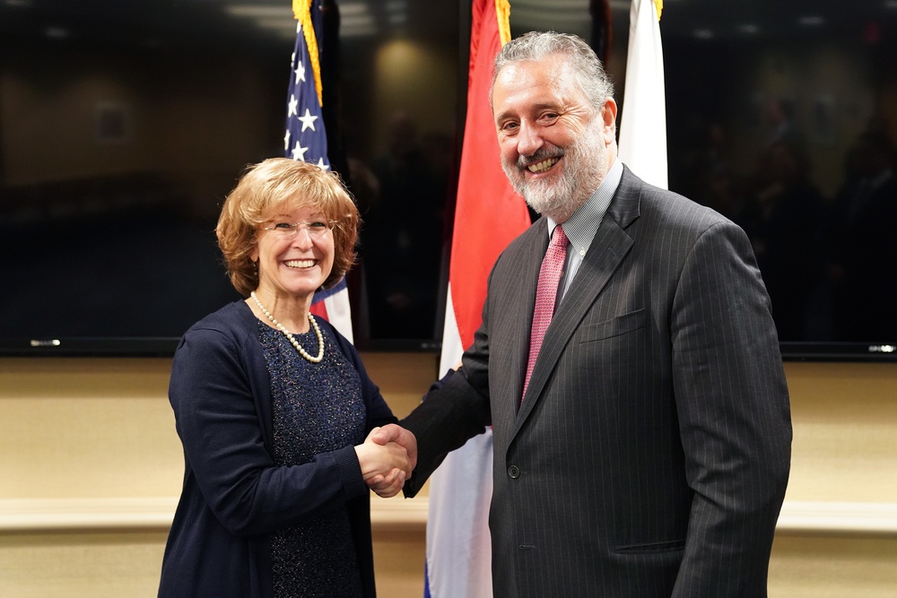 DAAID Bonnie Glick meets with Dutch Ambassador and Prime Ministers of Aruba and Curacao