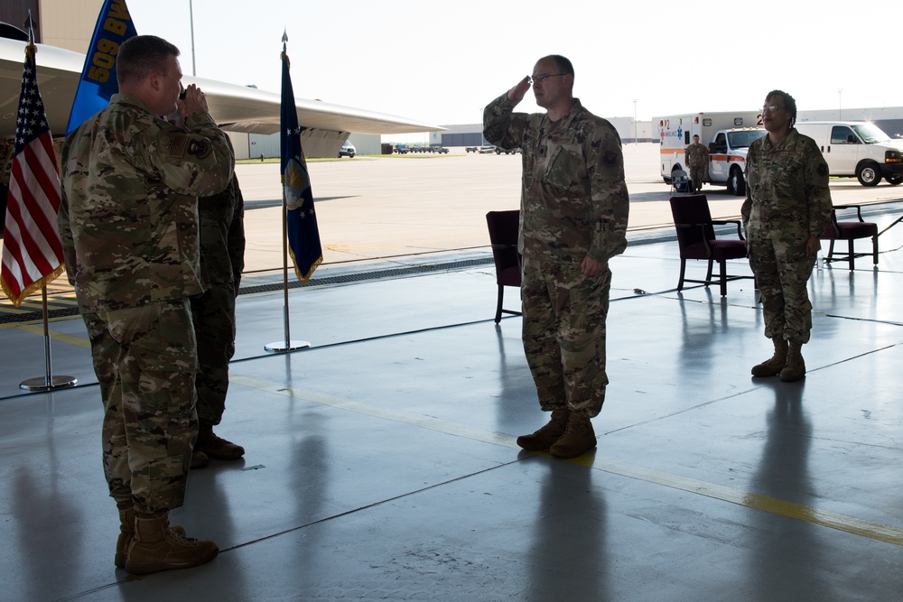 Whiteman AFB hosts 509th Medical Group change of command