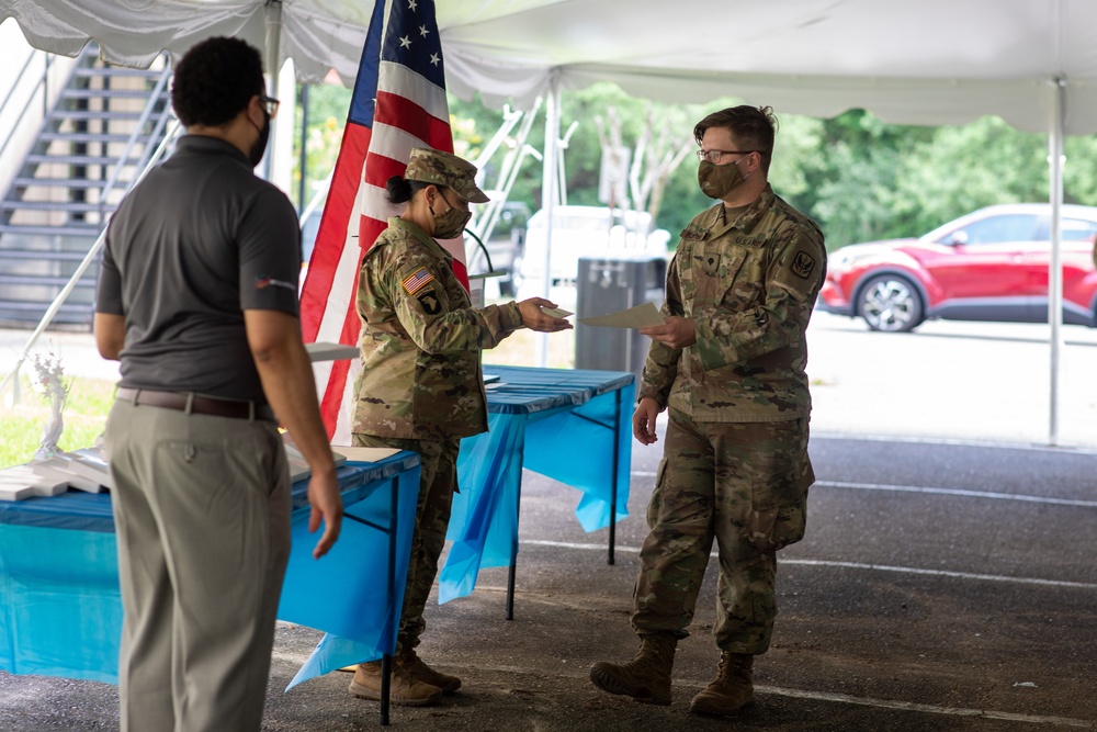 Second Harvest Food Bank Thanks NC Guard for Help During COVID-19