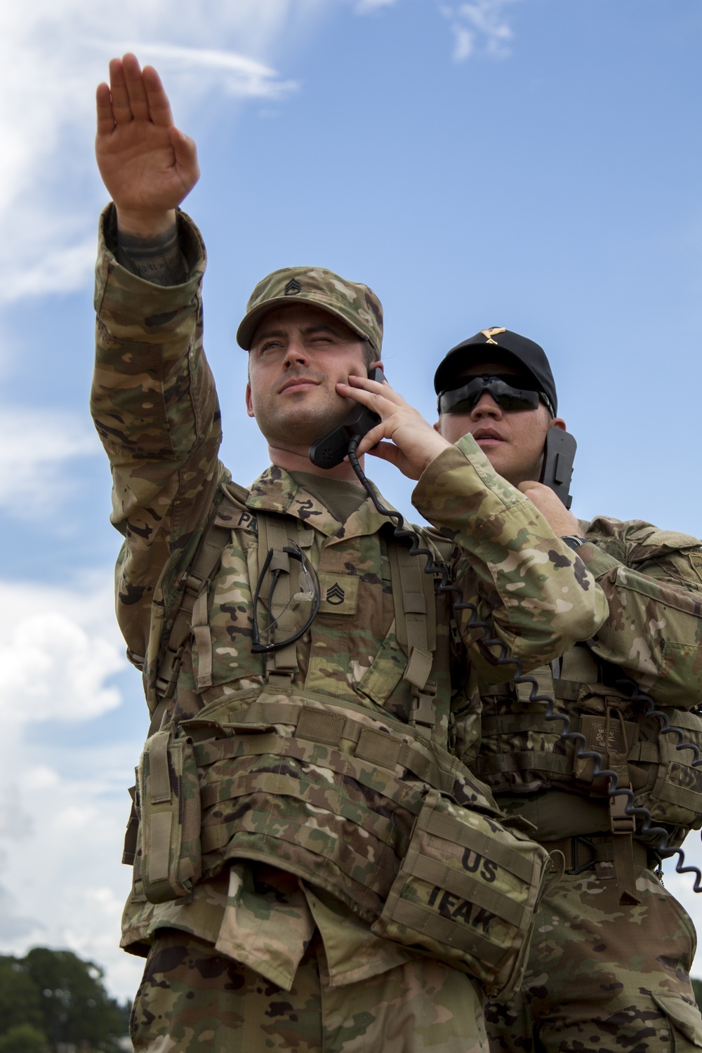 Soldiers learn to call in supply drops during Army Pathfinder Course