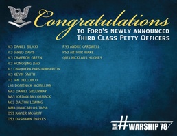 Petty Officer Announcement