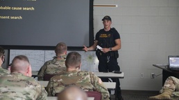 35th Military Police train with Kansas Highway Patrol