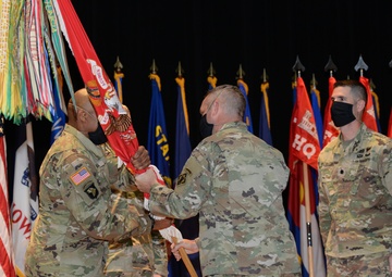 19th Engineer Battalion changes command at indoor ceremony