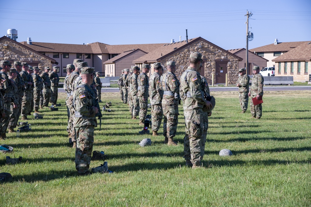 Company completes recertification for reaction force training