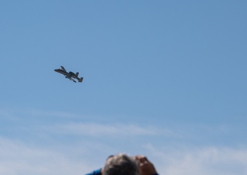 F-35 Demo Team flies for the “Wings over Warren” drive-in air show