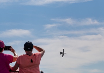F-35 Demo Team flies for the “Wings over Warren” drive-in air show