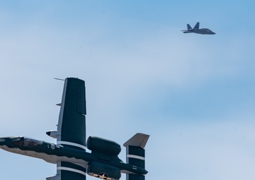 F-35 Demo Team flies for the “Wings over Warren” drive-in air show