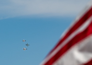 F-35 Demo Team flies for the “Wings over Warren” drive-in air show