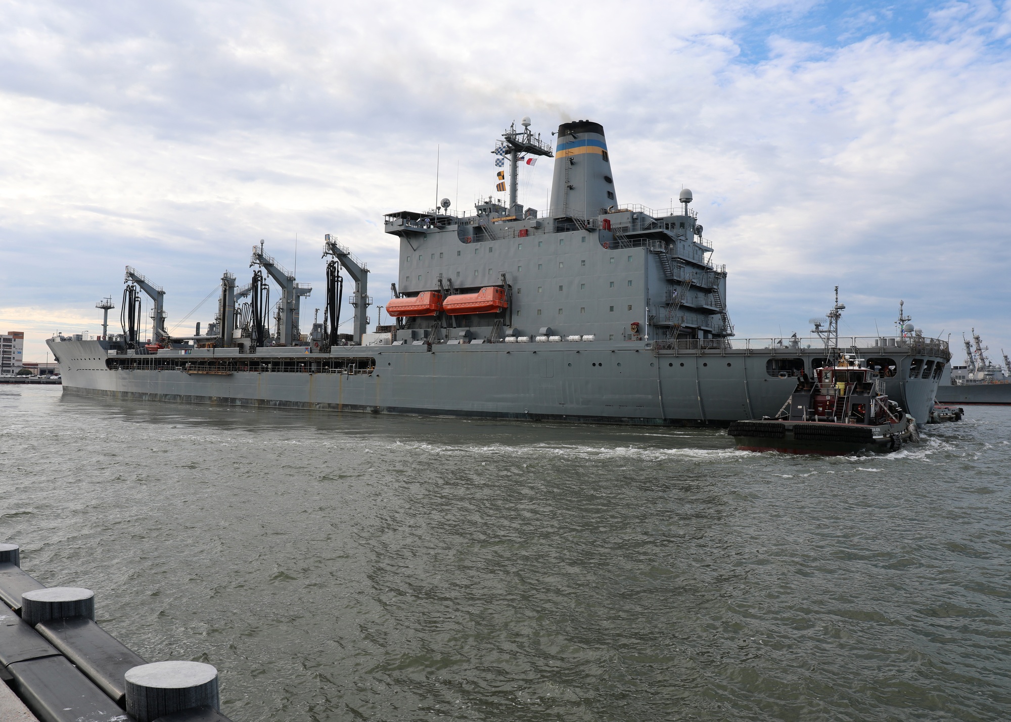 DVIDS - Images - USNS Leroy Grumman Beats COVID-19, Deploys Overseas [Image  5 of 9]