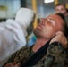 Testing attention please | Marines conduct COVID testing upon arrival in the Republic of Palau