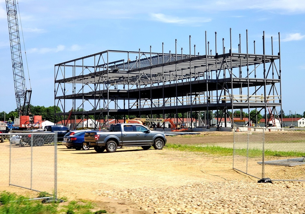 New barracks construction at Fort McCoy