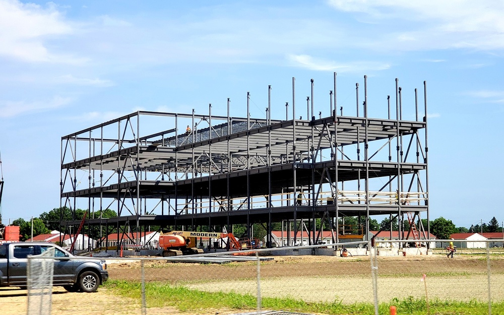 New barracks construction at Fort McCoy