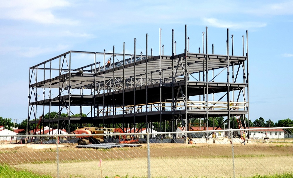 New barracks construction at Fort McCoy