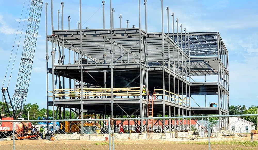 New barracks construction at Fort McCoy