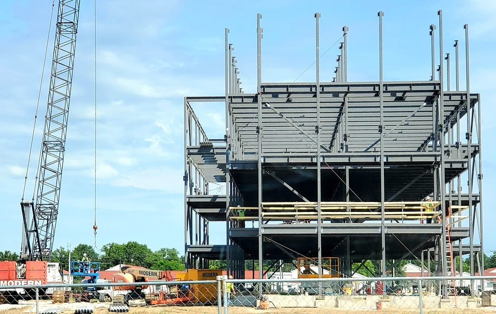 New barracks construction at Fort McCoy