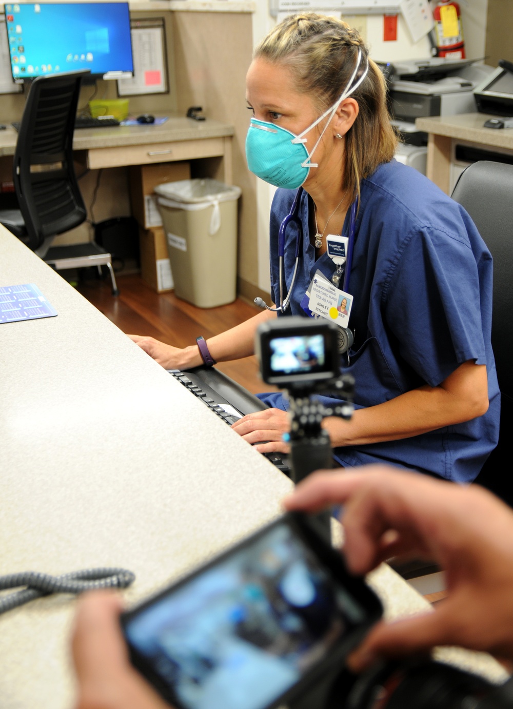 Service members support COVID-19 operations in California hospitals