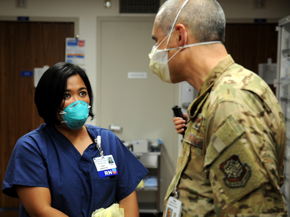 Service members support COVID-19 operations in California hospitals