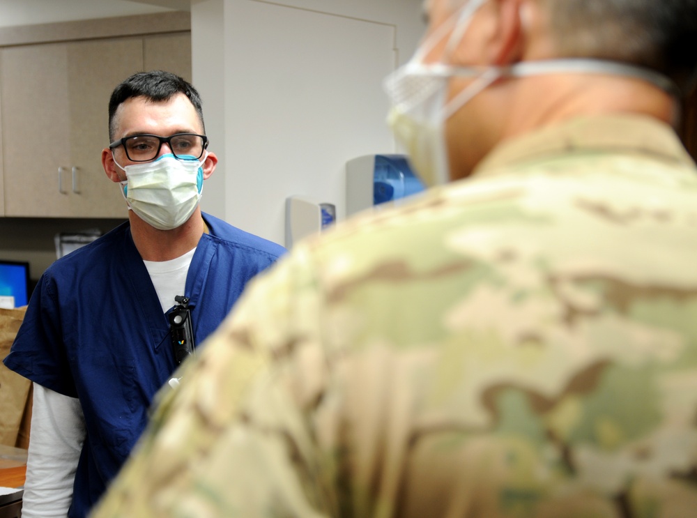 Service members support COVID-19 operations in California hospitals