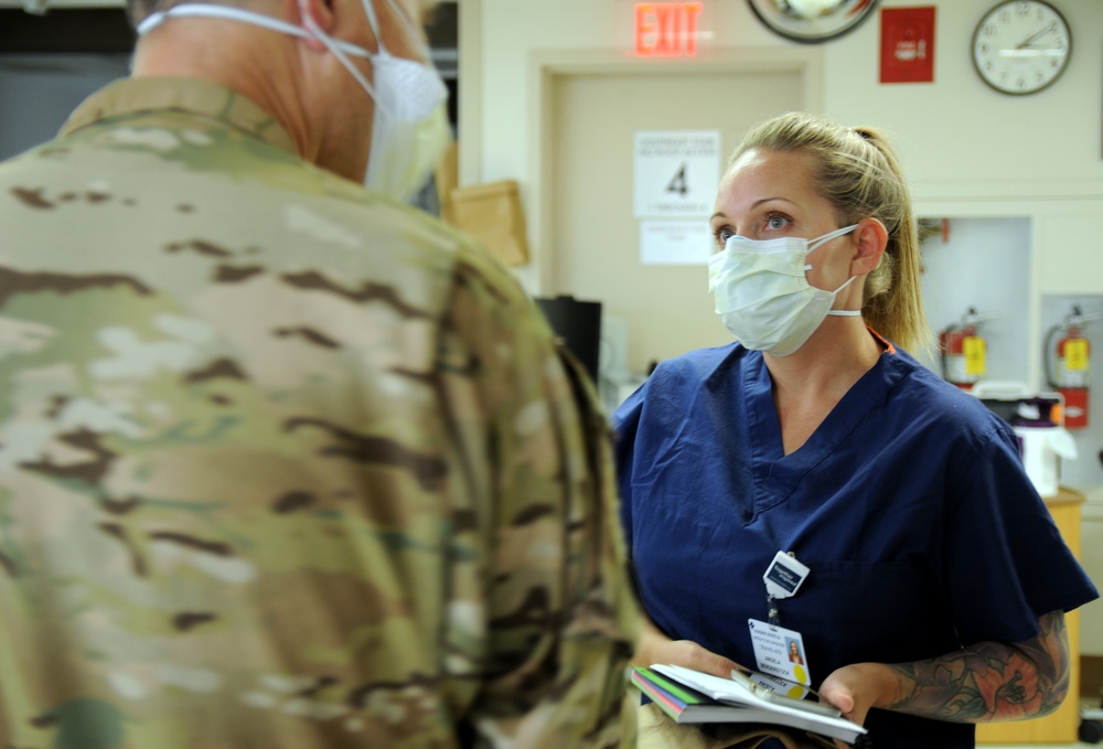 Service members support COVID-19 operations in California hospitals