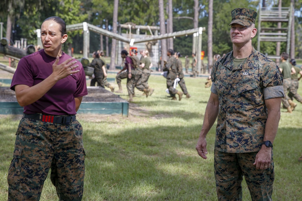 SMMC visits Parris Island