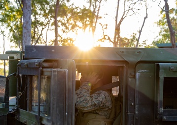 U.S. Marines prepare snap range
