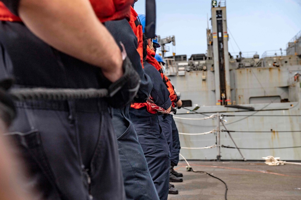 USS Shiloh Replenishment-At-Sea