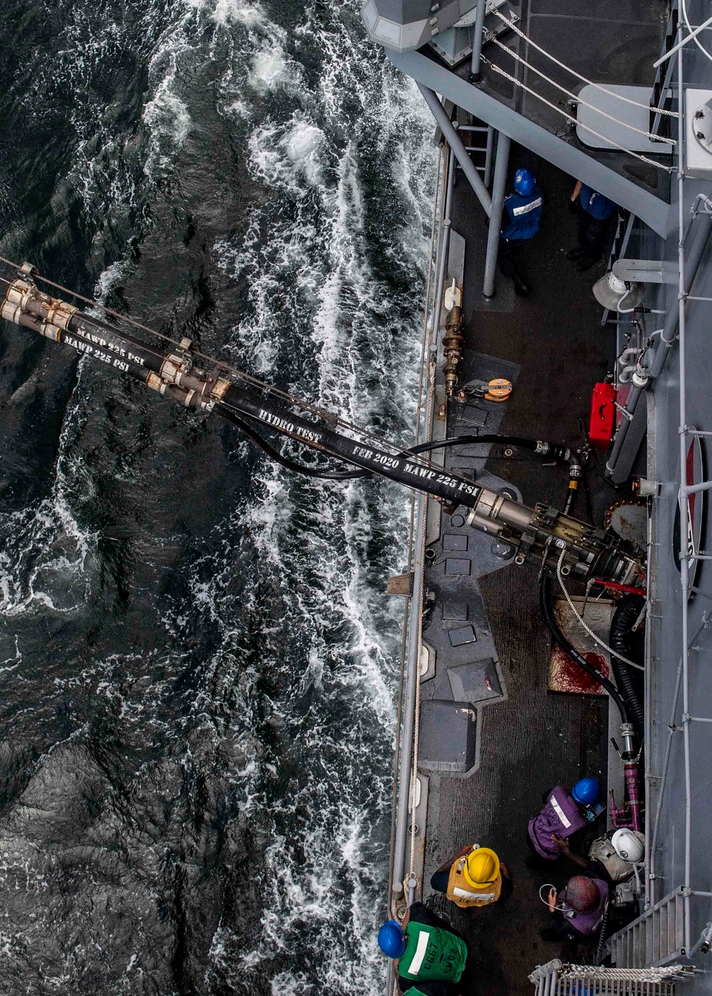 USS Shiloh Replenishment-At-Sea