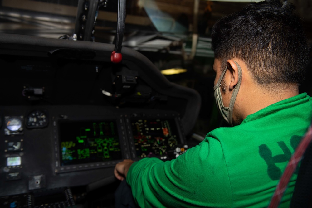 Sailor conducts Maintenance