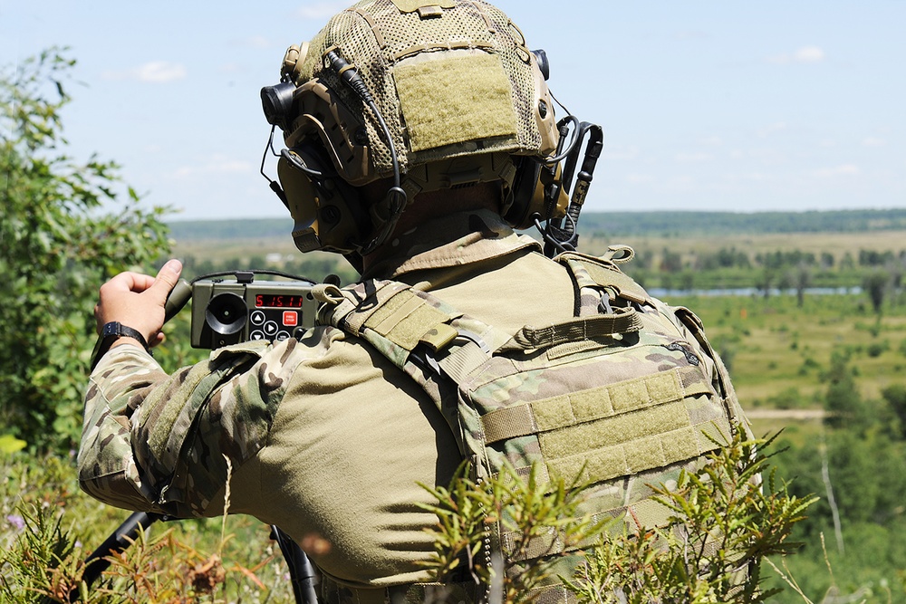 Sending out Laser Marking during Northern Strike 20