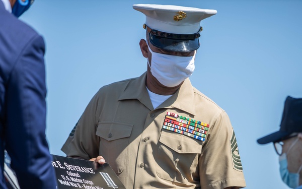 Col. Severance Plaque Ceremony