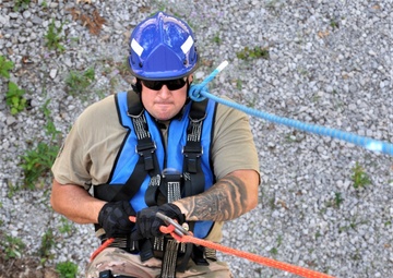 Firefighter training at Northern Strike 20