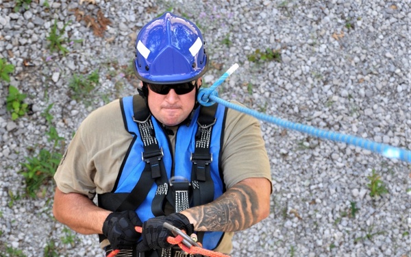 Firefighter training at Northern Strike 20